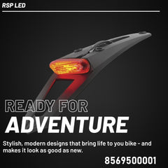 Polisport RSP LED Dirt Bag Tail Light / Brake Light - Black