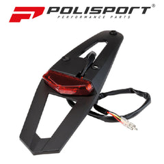 Polisport RSP LED Dirt Bag Tail Light / Brake Light - Black