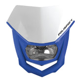 Polisport Halo - Headlight White and Blue - Halogen Lamp