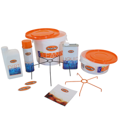 Twin Air Bio Maintenance Kit: Professional-Grade Air Filter Care Solution- Liquid Bio Power Oil/Bio Dirt Remover Cleaner/Cleaning & Oiling Tubs/Contact Cleaner-Essential for MX & Off-Road Performance