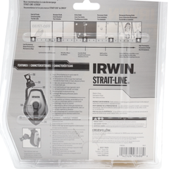 IRWIN Tools Strait-Line 1932887 Speedline Pro Chalk Reel, High-Visibility Blue, 100-Foot Capacity, Durable Chalk Line Tool with Ergonomic Grip, Anti-Jam Mechanism for Precision Marking