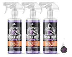 Hoosier Daddy 16oz Car Bug & Tar Remover - Fast-Acting Formula Dissolves Tough Bugs, Tar, & Sap - Easy Spray-On, Wipe-Off Solution for a Spotless Polished finish(3-Pack)