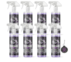 Hoosier Momma 16oz Car Tire Shine - Long-Lasting, High-Gloss Formula Enhances Tires with a Wet-Look Shine - Repels Dirt & Protects Rubber - Easy Spray-On for a Showroom Finish(8-Pack)