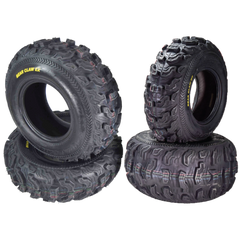Kenda Bearclaw EX K573 - 23x8-10 Front & 24x11-10 Rear Tires for All Terrain (ATV), UTV, and Side by Side (SxS) Vehicles - 6-Ply - Bear Claw EX 23x8x10 24x11x10 (4-Pack)