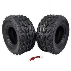Kenda Pathfinder K530 16x8-7 Front Off-Road Tires for 4x4 ATVs, UTVs Vehicles and Go-Karts - Durable Traction for Rugged Adventures - 2 Ply All-Terrain Tire with Keychain 16x8x7 (2 Pack)