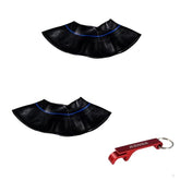 Kenda 18x7-8 TR6 Inner ATV, UTV, and SxS Tube – Heavy-Duty Rubber, TR6 Valve Stem with Keychain(2-Pack)