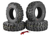 Kenda Bear Claw 28x9-14 and 28x11-14 HTR Radial ATV/UTV Tire with Keychain (4 Pack)