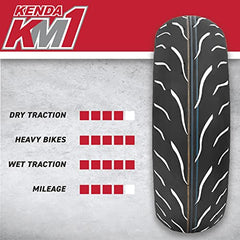Kenda KM1 140/70ZR17 58W Sport Touring Motorcycle Tire(140/70-17) w/ Keychain