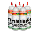 Stop & Go Tire Sealant Premium Flat Preventative Made in The USA (16 oz) 5 Pack - Prevents Flats & Repairs Punctures for Tube or Tubeless Tires on Bikes, ATVs, Cars, and More