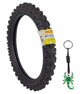 Pirelli Scorpion 60/100-14 29M MX32 Mid Soft Front Motocross Dirt Bike Tire with Keychain