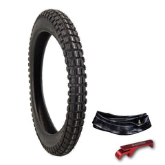 Kenda Small Block 3.00-17 K262 Tire and 275/300-17 Kenda TR-4 Tube w/ Keychain