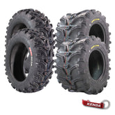 Kenda Bear Claw Front 22x7-11 & Rear 22x12-10 ATV, UTV, or SXS Tires w/ Keychain
