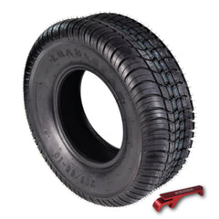 Kenda K399 205/65-10 Loadstar Trailer Tire Bias-Ply Tire for Superior Towing Performance with Enhanced Stability for Utility Trailers, Cargo Trailers, and Boat Trailers with Kenda Keychain