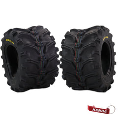 Kenda Bearclaw K299 - 22x12-10 Rear Tires for All Terrain (ATV), UTV, and Side by Side (SxS) Vehicles - 6-Ply - Bear Claw 22x12x10 with Kenda Keychain (2-Pack)