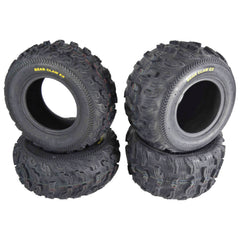 Kenda Bearclaw EX K573 - 22x8-10 Front & 22x11-10 Rear Tires for All Terrain (ATV), UTV, and Side by Side (SxS) Vehicles - 6-Ply - Bear Claw EX 22x8x10 22x11x10 (4-Pack)