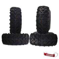 Kenda Bearclaw K299 - 24x9-11 Front & 24x10-11 Rear Tires for All Terrain (ATV), UTV, and Side by Side (SxS) Vehicles - 6-Ply - Bear Claw 24x9x11 24x10x11 with Kenda Keychain (4-Pack)