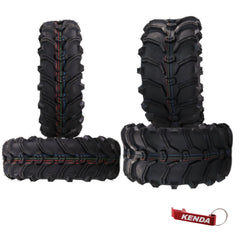 Kenda Bear Claw Front 25x8-12 & Rear 25x12.5-12 ATV, UTV or SXS Tires w/ Keychain