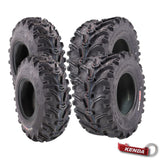 Kenda Bear Claw Front 23x7-10 & Rear 23x10-10 ATV, UTV, or SXS Tires w/ Keychain