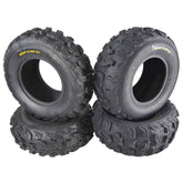 Kenda Bearclaw EX K573 - 24x8-11 Front & 24x10-11 Rear Tires for All Terrain (ATV), UTV, and Side by Side (SxS) Vehicles - 6-Ply - Bear Claw EX 24x8x11 24x10x11 (4-Pack)