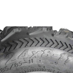 Kenda Bearclaw EX K573 - 24x8-11 Front & 24x10-11 Rear Tires for All Terrain (ATV), UTV, and Side by Side (SxS) Vehicles - 6-Ply - Bear Claw EX 24x8x11 24x10x11 (4-Pack)