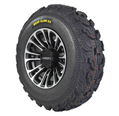 Kenda Bear Claw EX 25x8-12 25x10-12 Tires Black 12x7 4/156 Rims Wheel & Tire Kit