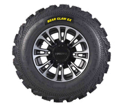 Kenda Bear Claw EX 25x8-12 25x10-12 Tires Black 12x7 4/156 Rims Wheel & Tire Kit