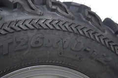 Kenda Bear Claw EX 26x10-12 26x12-12 Gunmetal 12x7 4/156 Rim Wheel & Tire Kit