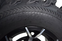 Kenda Bear Claw EX 26x10-12 26x12-12 Tires Black 12x7 4/156 Rim Wheel & Tire Kit