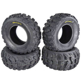 Kenda Bearclaw EX K573 - 26x10-12 Front & 26x12-12 Rear Tires for All Terrain (ATV), UTV, and Side by Side (SxS) Vehicles - 6-Ply - Bear Claw EX 26x10x12 26x12x12 (4-Pack)