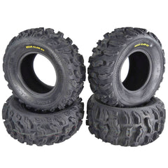 Kenda Bearclaw EX K573 - 26x10-12 Front & 26x12-12 Rear Tires for All Terrain (ATV), UTV, and Side by Side (SxS) Vehicles - 6-Ply - Bear Claw EX 26x10x12 26x12x12 (4-Pack)