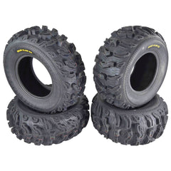 Kenda Bearclaw EX K573 - 27x10-12 Front & 27x12-12 Rear Tires for All Terrain (ATV), UTV, and Side by Side (SxS) Vehicles - 6-Ply - Bear Claw EX 27x10x12 27x12x12 (4-Pack)