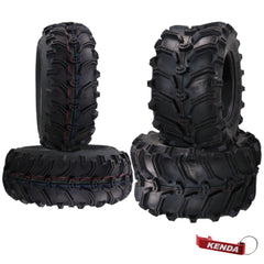 Kenda Bear Claw Front 26x9-12 & Rear 26x12-12 ATV, UTV or SXS Tires w/ Keychain