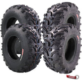 Kenda Bear Claw Front 26x9-12 & Rear 26x11-12 ATV, UTV or SXS Tires w/ Keychain