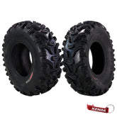 Kenda Bear Claw 27x9-12 Front Off-Road Tires For ATV, UTV or SXS (2-Pack)