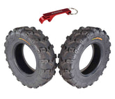 Kenda Bear Claw EVO 28x9-14 Front ATV/UTV Tires 2 Pack with Bottle Opener Keychain