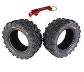 Kenda Bear Claw EVO  26x11-14 Rear ATV/UTV Tires 2 Pack with Bottle Opener Keychain