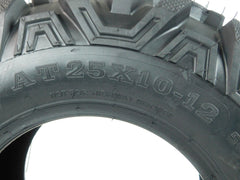 MASSFX 26x9-12 Front (2) & 26x11-12 Rear (2) Tires for ATV, UTV, & SxS (4-pk)