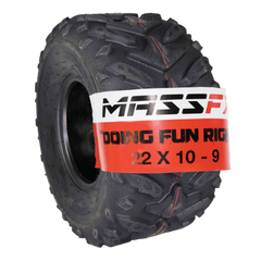 MASSFX Grinder 22x10-9 Rear Tire for ATV, UTV, & SxS on Soft/Hard Pack Ground