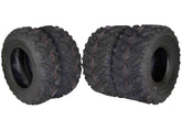 MASSFX Grinder 22x7-11 Front (2) & 22x10-9 Rear (2) Tires for ATV, UTV, & SxS