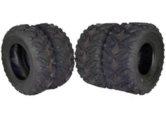 MASSFX Grinder 22x7-11 Front (2) & 22x10-9 Rear (2) Tires for ATV, UTV, & SxS