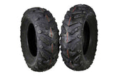 MASSFX Grinder 24x8-12 Front ATV Tire 6 Ply for Soft/Hard Pack Ground (2 Pack)