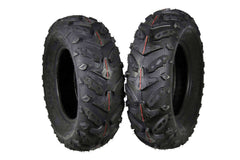 MASSFX Grinder 24x8-12 Front ATV Tire 6 Ply for Soft/Hard Pack Ground (2 Pack)