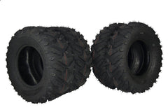 MASSFX Grinder 25x8-12 Front 25x10-12 Rear 4 Set ATV Tires Dual Compound 6-Ply
