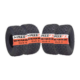 MASSFX 15x6-6 Turf Tire for outdoor power equipment and mowers 4-Ply (4 Pack)