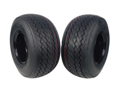 MASSFX Wheel Tire Combo 18x8.5-8 Golf Cart Tire Black 4/4 Rim 2 PACK