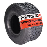 MASSFX 18x9.50-8 Turf Tire for golf carts and lawn mowers 4-Ply