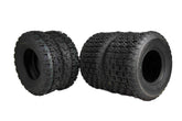 MASSFX 21x7-10 Front (2) & 20x10-9 Rear (2) Tires for ATV, UTV, & SxS (4-pk)