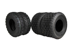MASSFX 21x7-10 Front (2) & 20x10-9 Rear (2) Tires for ATV, UTV, & SxS (4-pk)