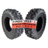 MASSFX QL251012 6PLY 25" 25x8-12 Front ATV Tire 25x8x12 Two Pack