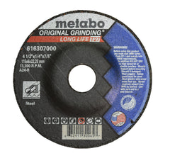 Metabo Grinding Wheels 616307000 4-1/2" x 1/4" A24R Type 27